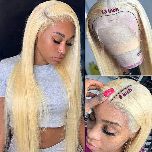 13x6 Straight 613 Blonde Wig