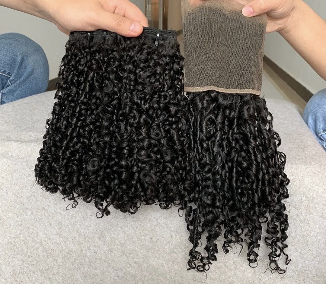 Raw Vietnamese  Romantic Curly Closures and Frontals